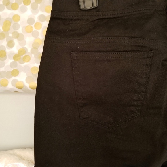 LAST! Black knee Slit Joggers - Picture 5 of 8